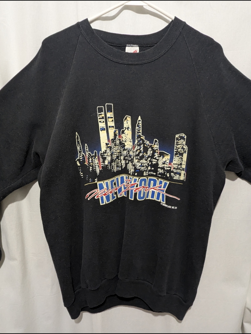 Vintage 80s NYC Glow in the Dark Sweatshirt